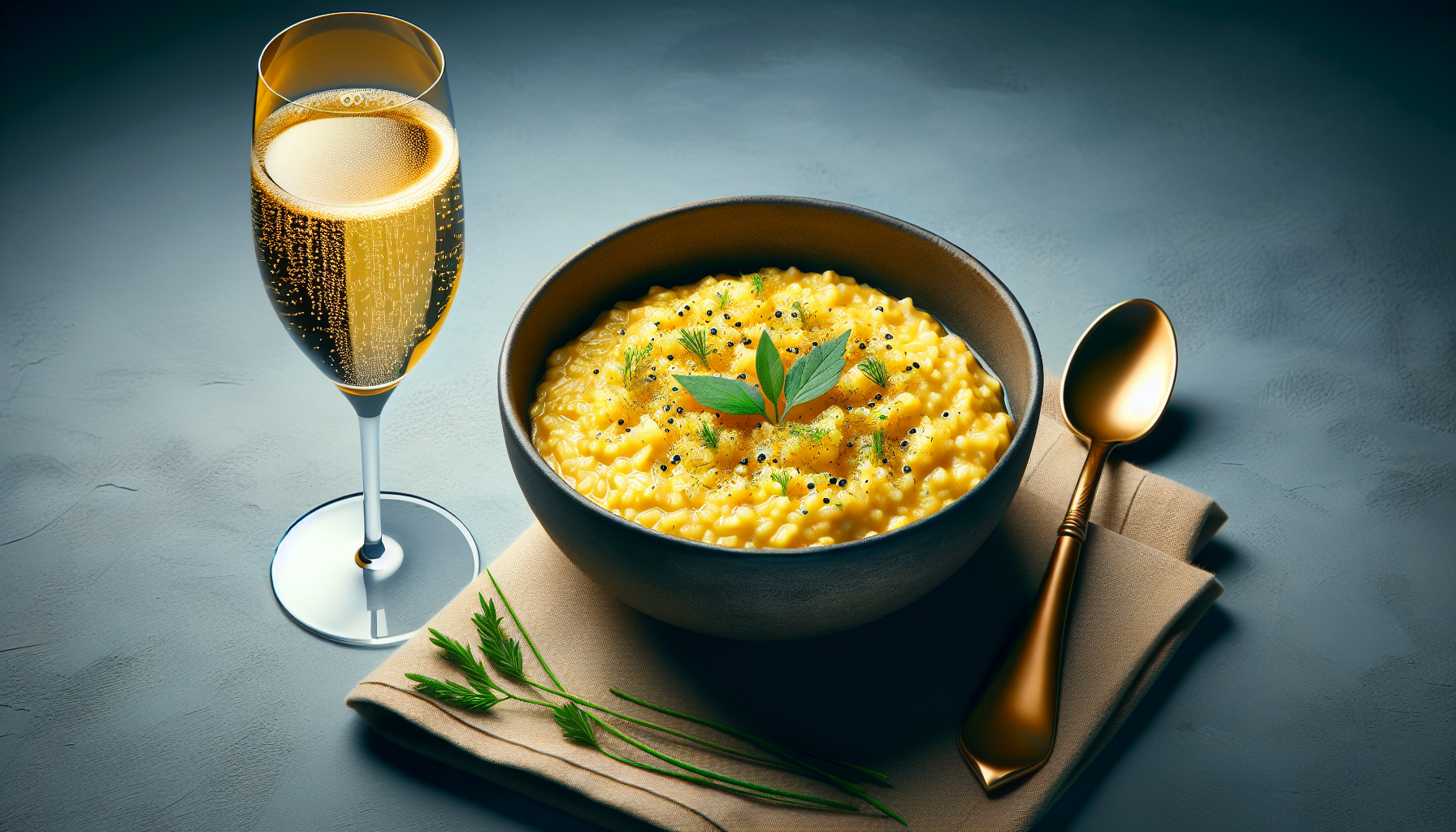 risotto allo champagne